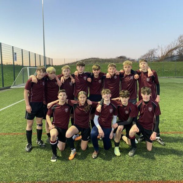 Image of Year 10: Last night the Y10s put on a masterclass as they comfortably beat Our Lady School 6-1 which puts us into Round 3 of the Lancashire Cup.