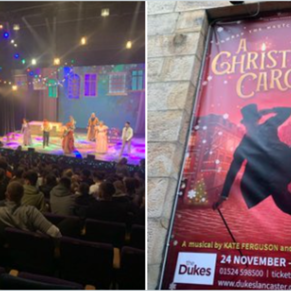Image of Year 10 and 11: On Wednesday 29th November a group of 163 year 11 and 10 students went to The Dukes Theatre in Lancaster